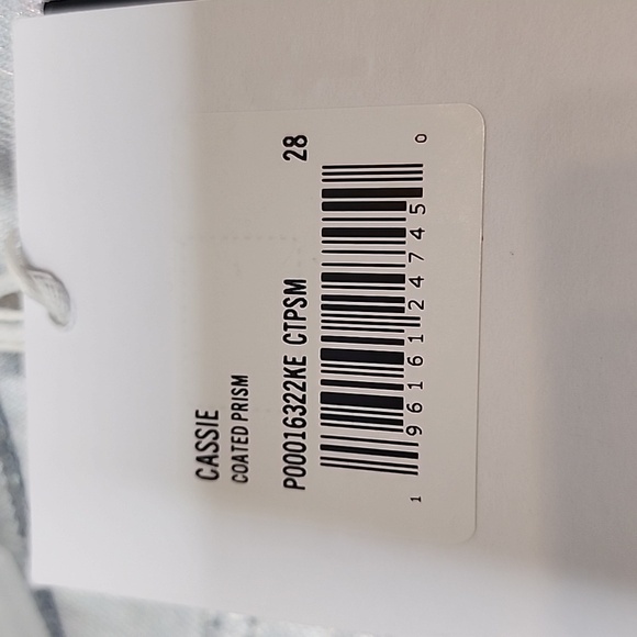 NEW Pistola Cassie High Rise Coated Prism Straight Leg Metallic Luxury Jeans - Picture 9 of 12